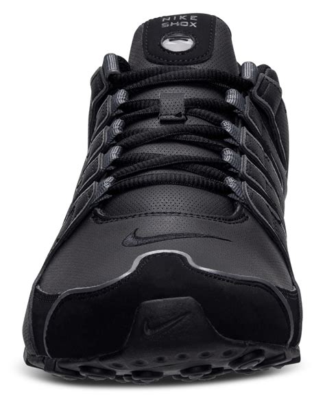 nike black sneakers mens|black leather Nike sneakers men.